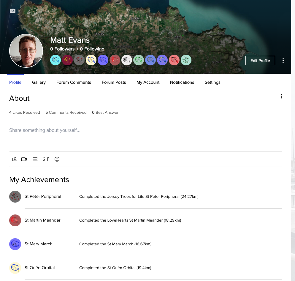 Profile Pages Upgraded content media