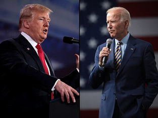 Data visualization of US 2020 President candidates tweets 