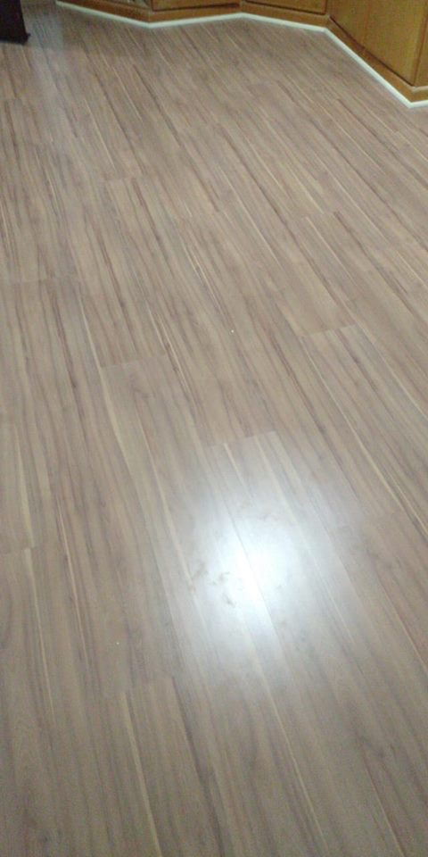 Piso laminado Cacau Marfim