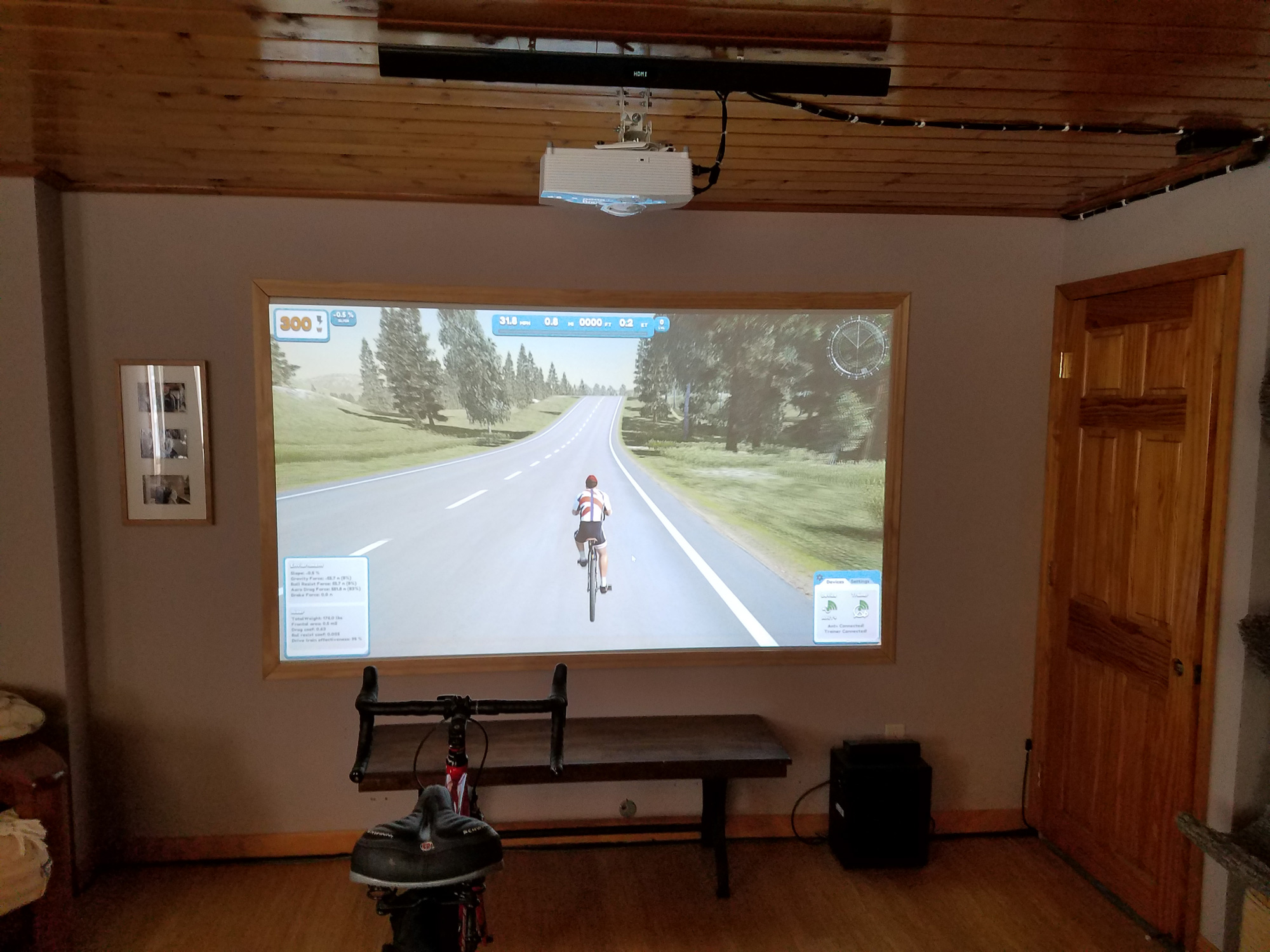 My OrbRider simulator home setup content media
