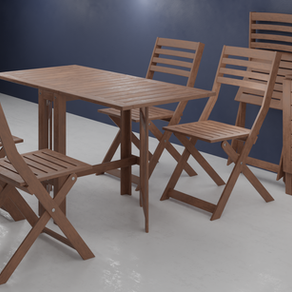 APPLARO Set - Table & Chairs