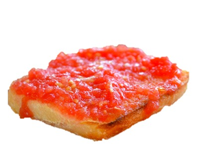 Pan con tomate