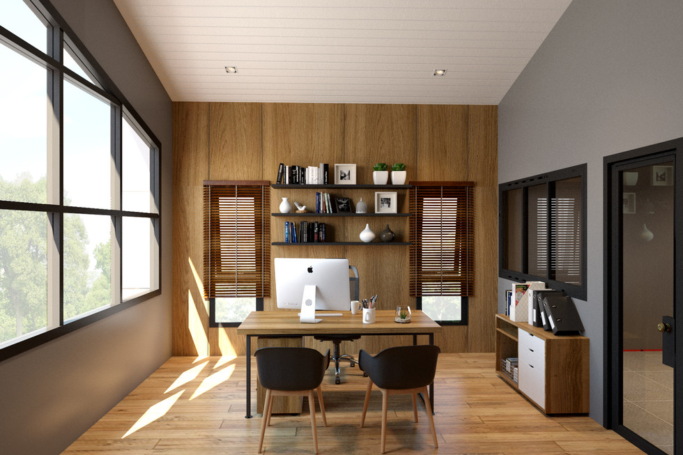 งานออกแบบสำนักงาน ราชบุรีเดลี่ฟาร์ม