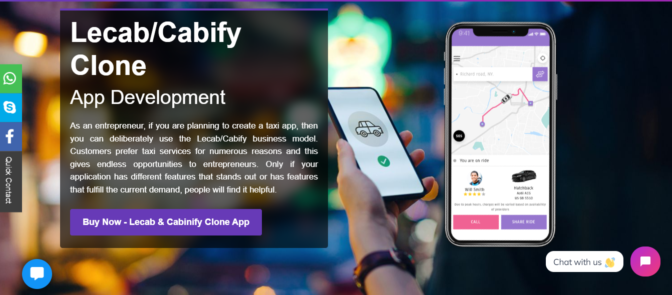 Cabify Clone content media