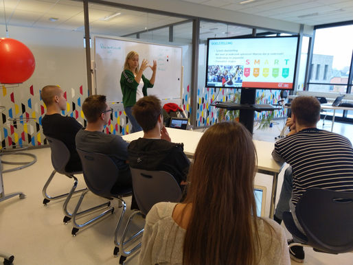 Workshop onderzoek tijdens Practice Enterprise