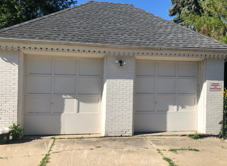Todays before on a historical house in Rockwood, Mi