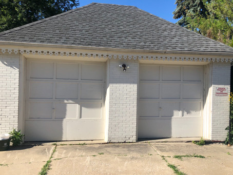 Todays before on a historical house in Rockwood, Mi