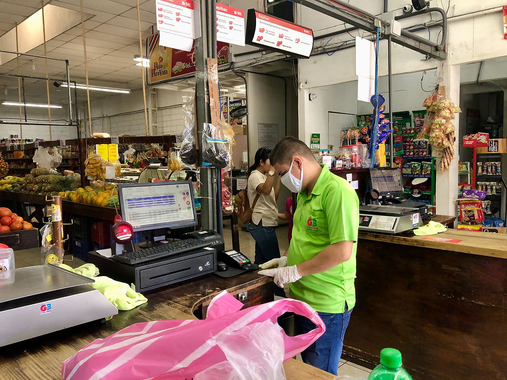 This is the local fruit/veggie store which was in our last video