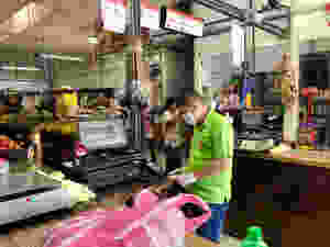 This is the local fruit/veggie store which was in our last video