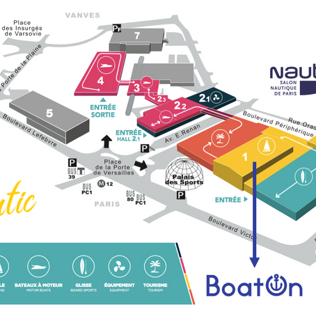 Retrouvez BoatOn au Nautic de Paris 2018