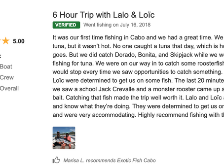 2018 July 16th Customer's review...