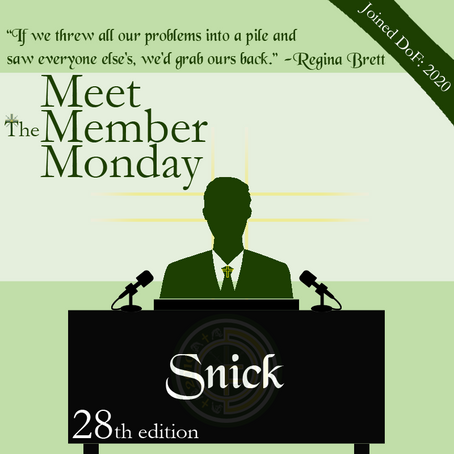 Meet the Member Monday - Snick