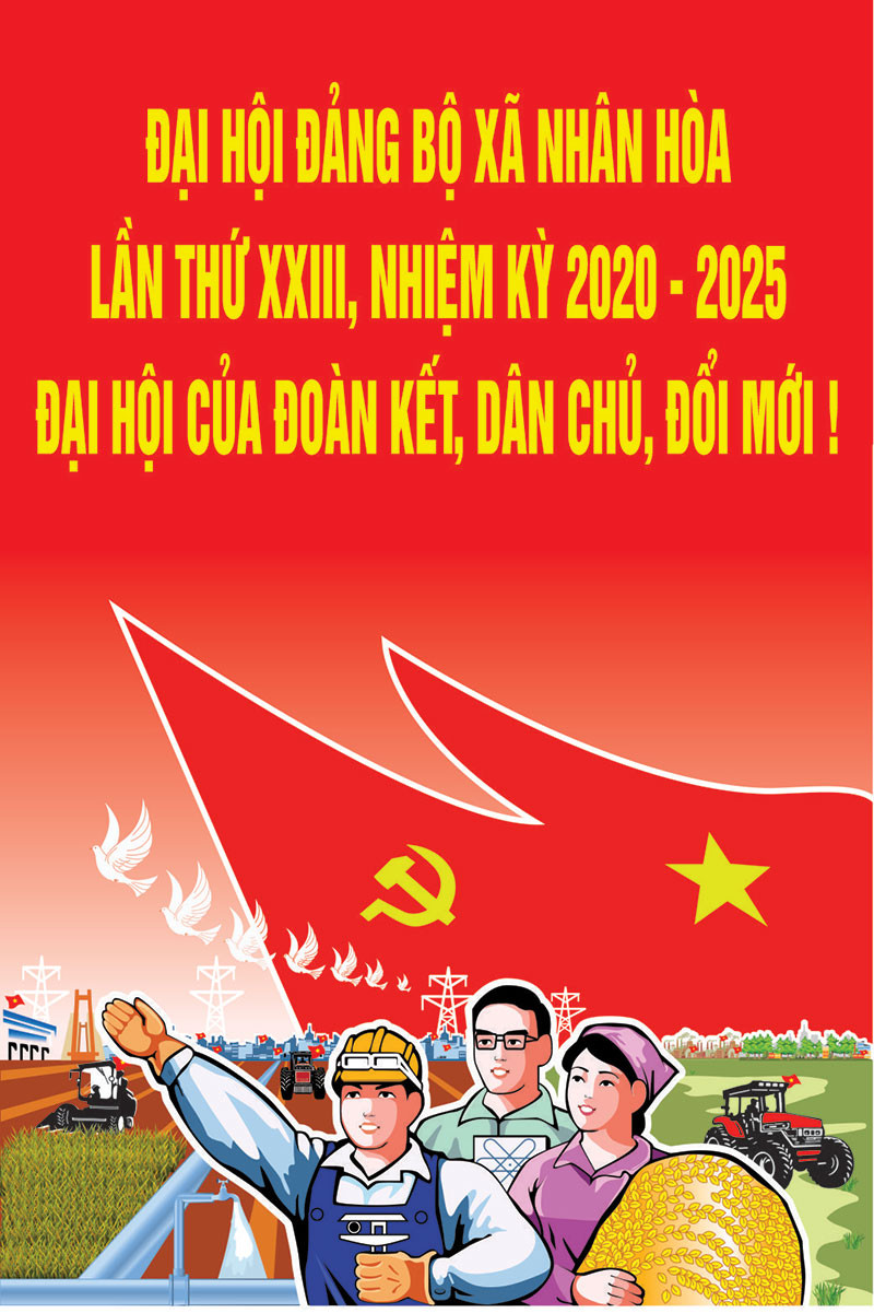 Vector Đại Hội Đảng Mẫu Pano Biển Bảng