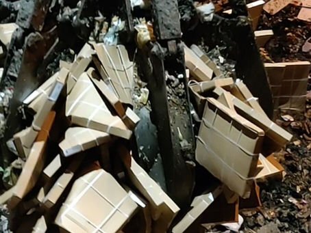 邯郸鸡泽县销毁假冒伪劣商品10.6吨