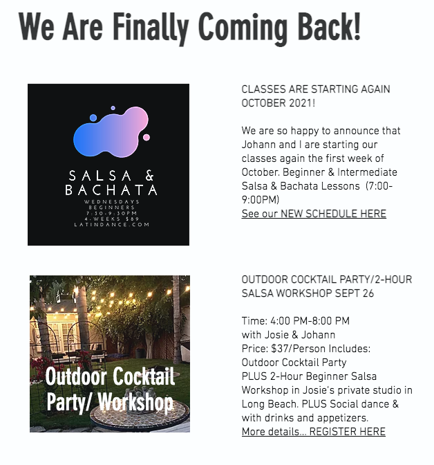 We are Finally Back to Dancing! content media