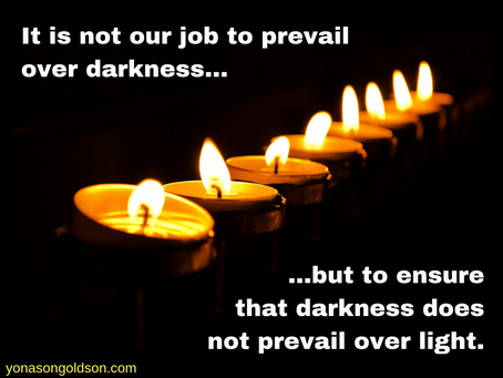 Light amid darkness