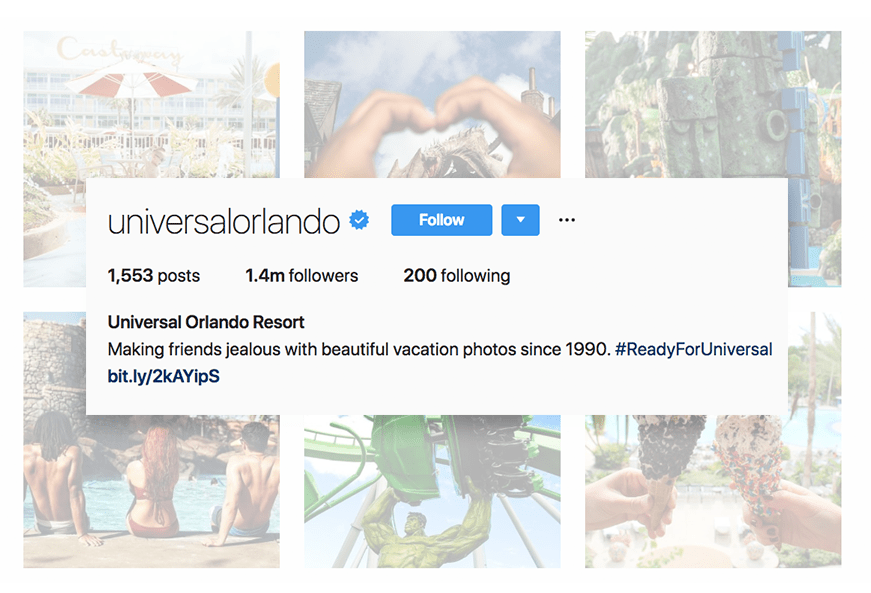 Orlando Universal bio