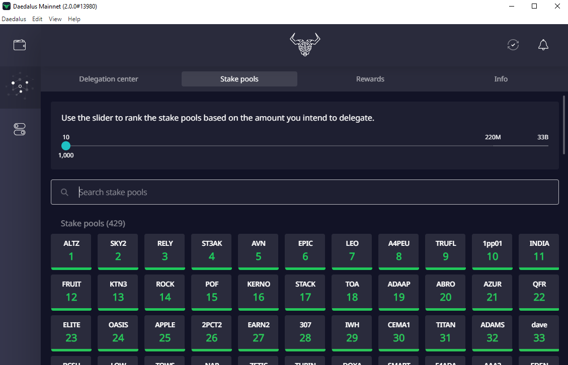 How to stake ADA using Daedalus Wallet ? content media