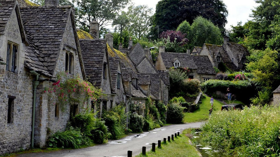 Beautiful rural England and village life in the Cotswolds