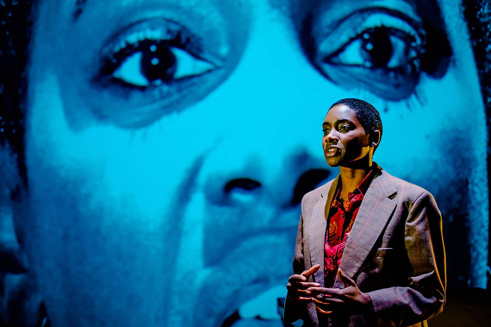 Keicha Greenidge as Marlow in Heart of Darkness at the Dukes in Lancaster