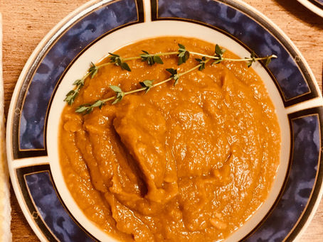 Carrot, Ginger and Butternut Squash Soup