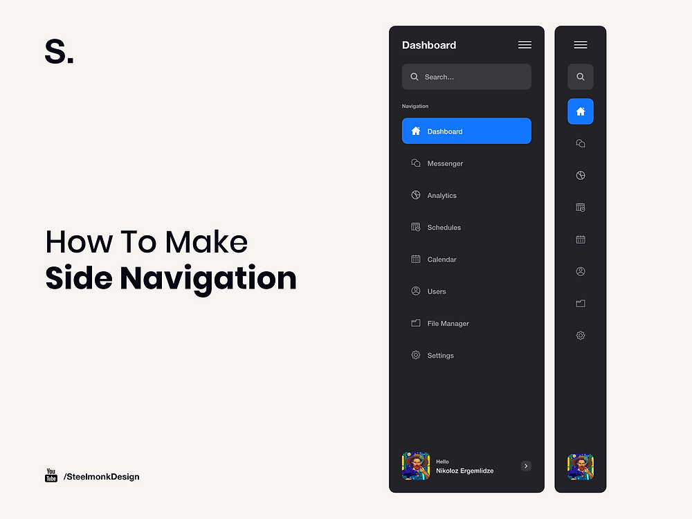 How to make Side Navigation