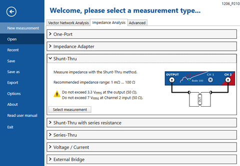 Measuring uOhms and pH with the P2102A and the Bode 100 content media