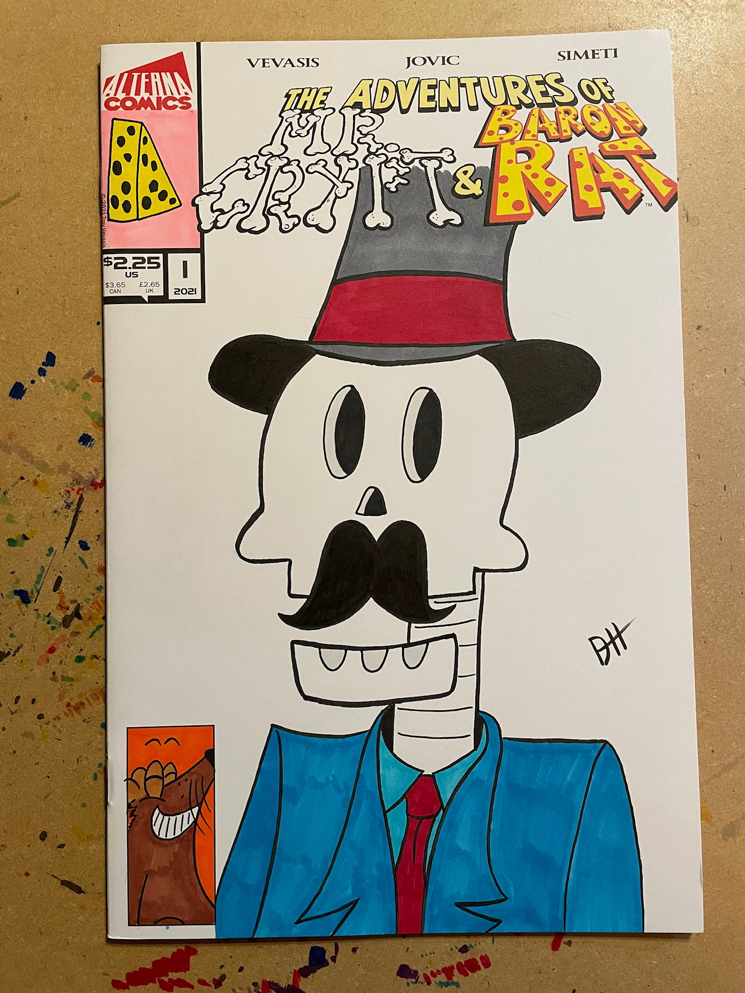 Mr. Crypt and Baron Rat Sketch Cover content media