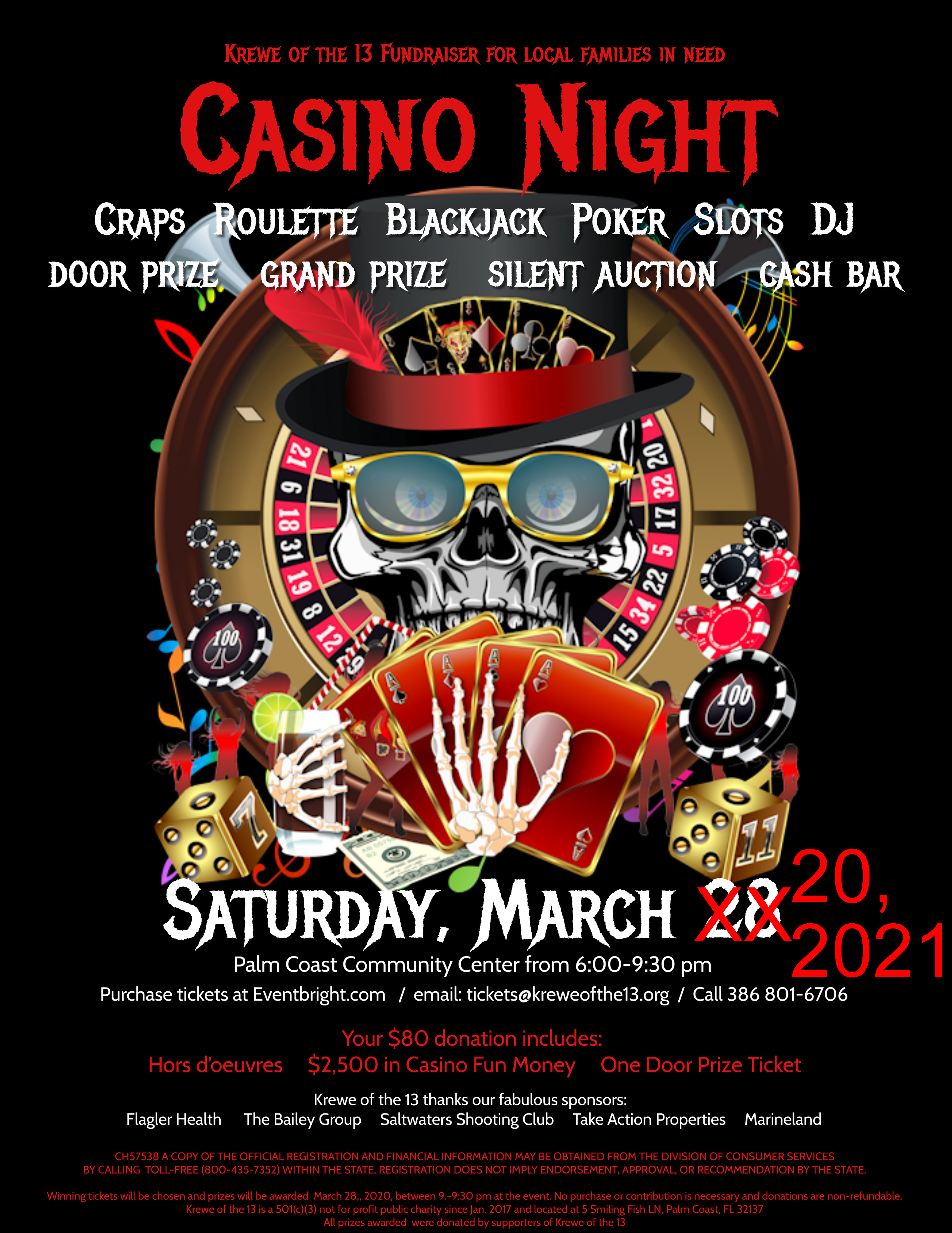 Casino Night 2021! March 20th. content media