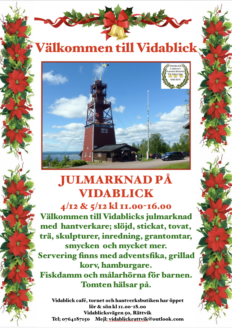 Julmarknad på Vidablick content media