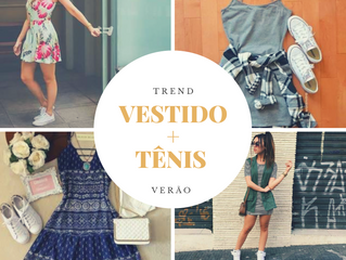 vestido + tênis para você arrasar no verão