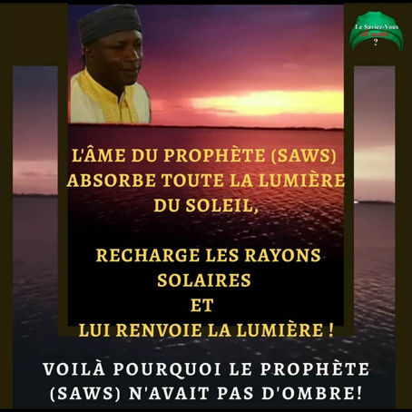 L’âme du Prophète (saws)
