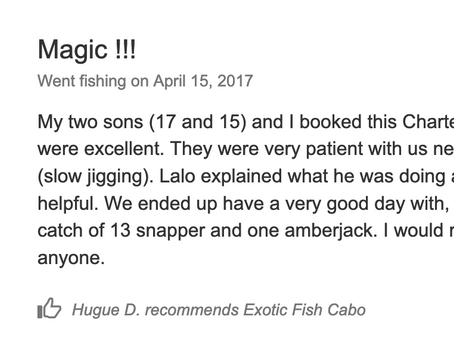 2017 April 15th Customer's review