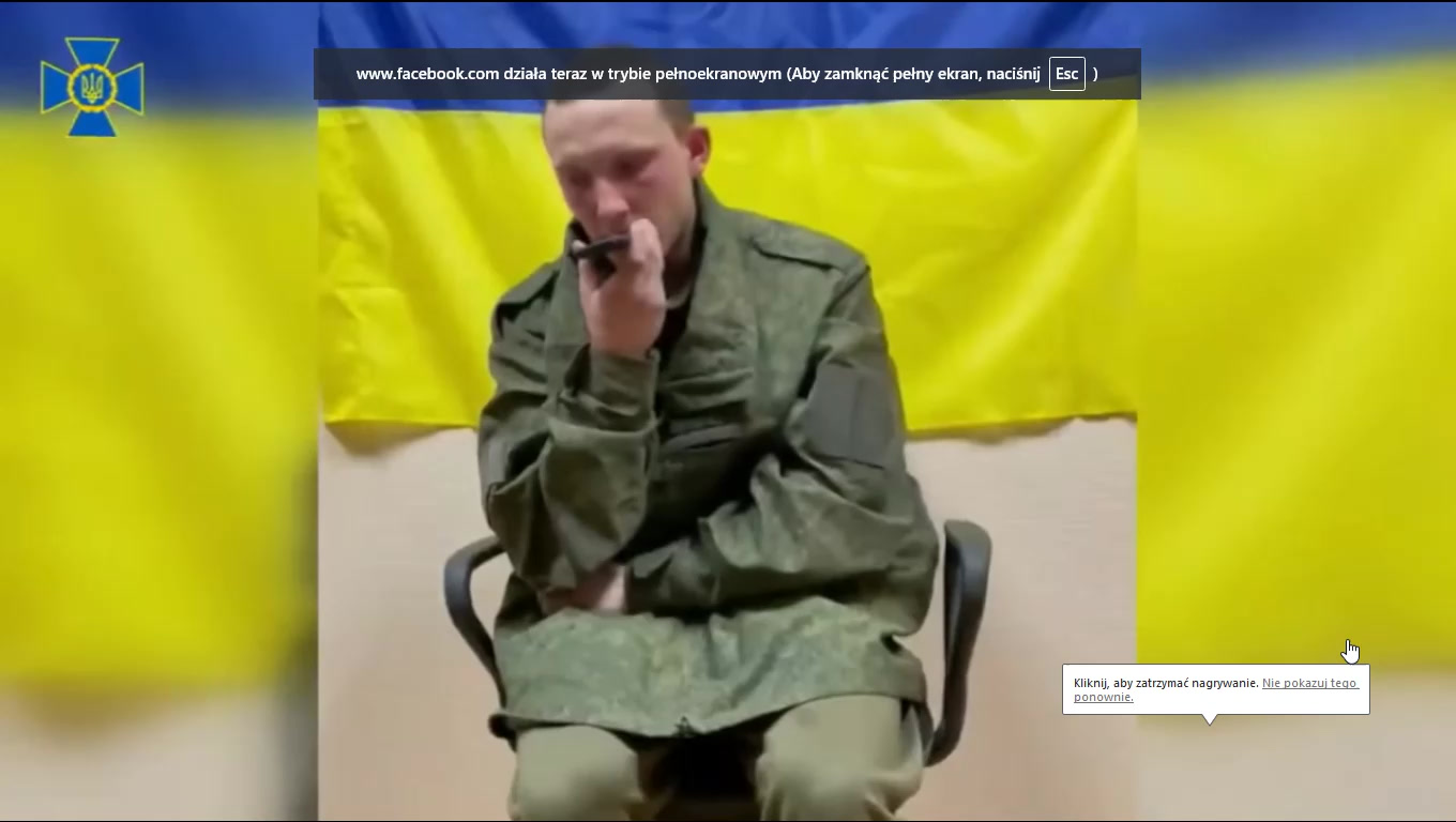 Rosyjski żołnierz telefonuje do matki z Ukrainy.
content media
