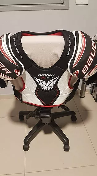 מגן חזה Bauer X60 senior מידה L, מחיר: 300₪ content media
