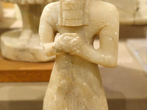 Sumerian Worshipper - Single-Shrine Temple of Abu