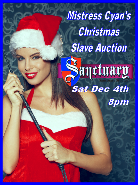 Are You Ready for Mistress Cyan's Holiday Toy and Food Drive Party? content media