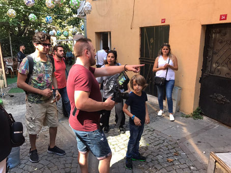 Filming a music video in Istanbul!