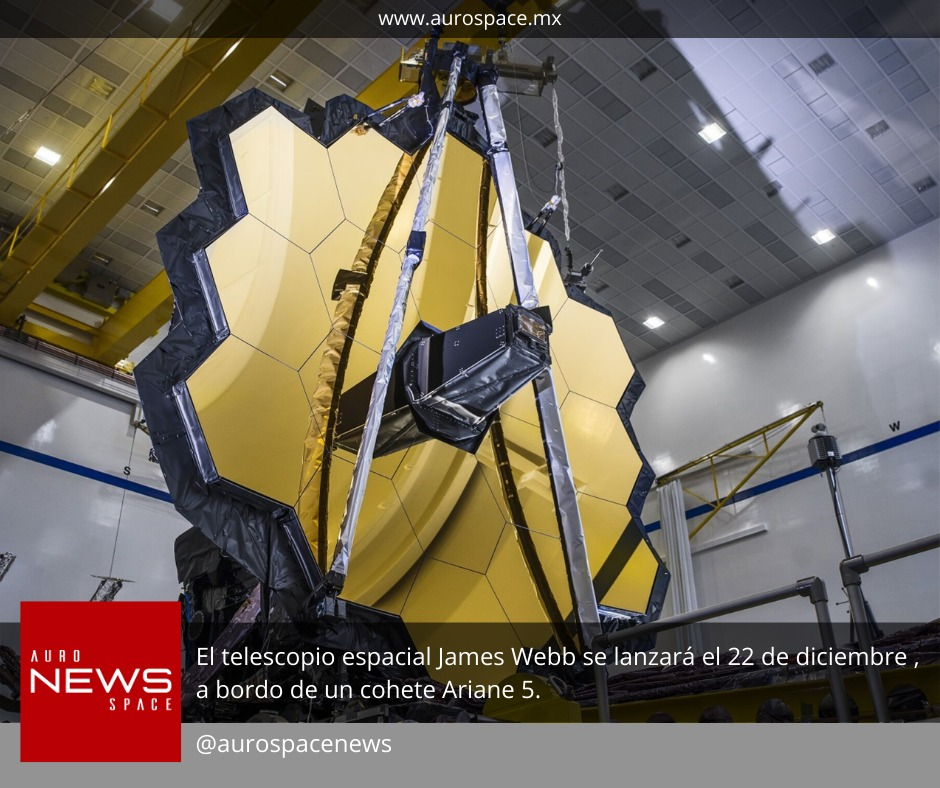 Telescopio James Webb a bordo del Ariane 5. content media