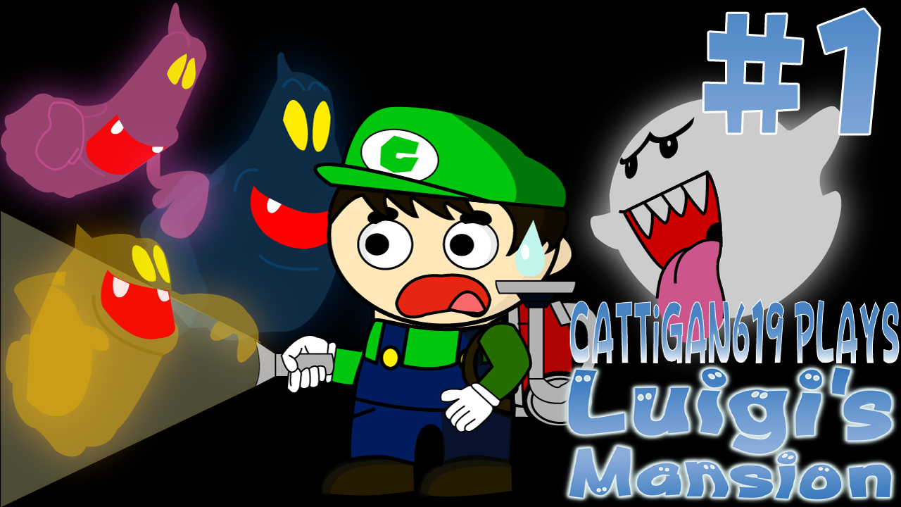 Cattigan619 Plays:Luigi's Mansion pt1 content media