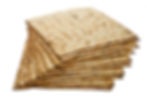 Stack of Matzo traditional Jewish Passover bread