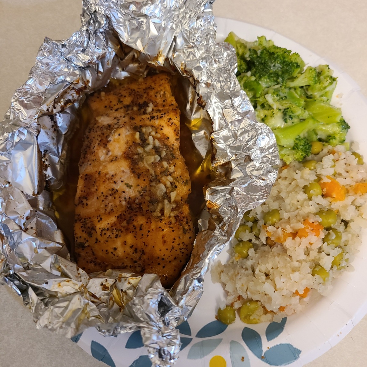 Salmon Foil Packets content media