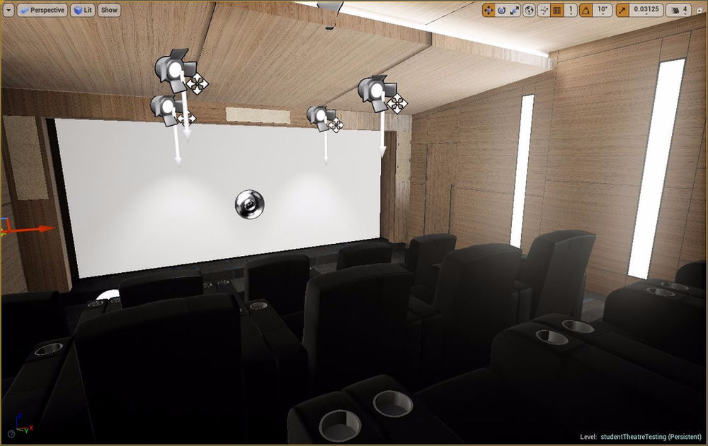 Theater Model for Virtual Reality Project | learnarchviz