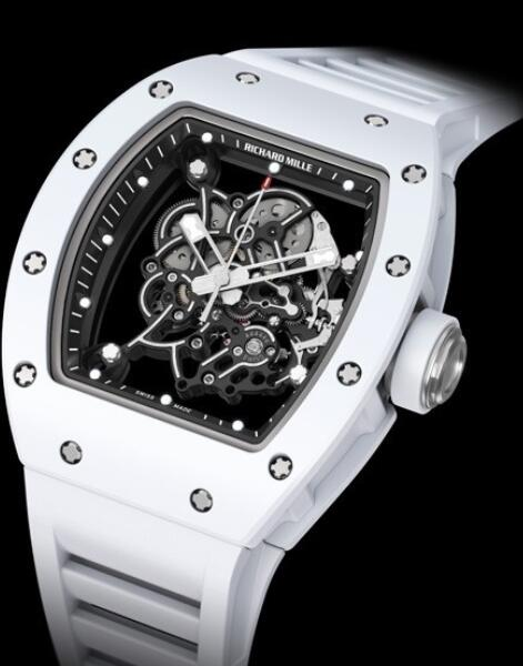 Richard Mille Replica Watch White RM 055 Bubba Watson content media