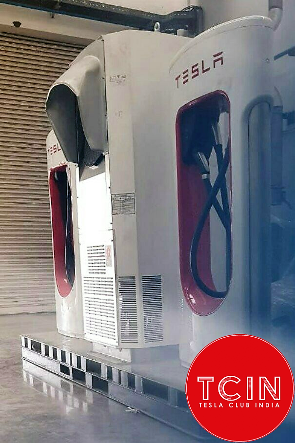 First Look at Tesla Superchargers in India content media