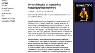 Un senzill inspirat en la guitarrista matadeperenca Mercè Font