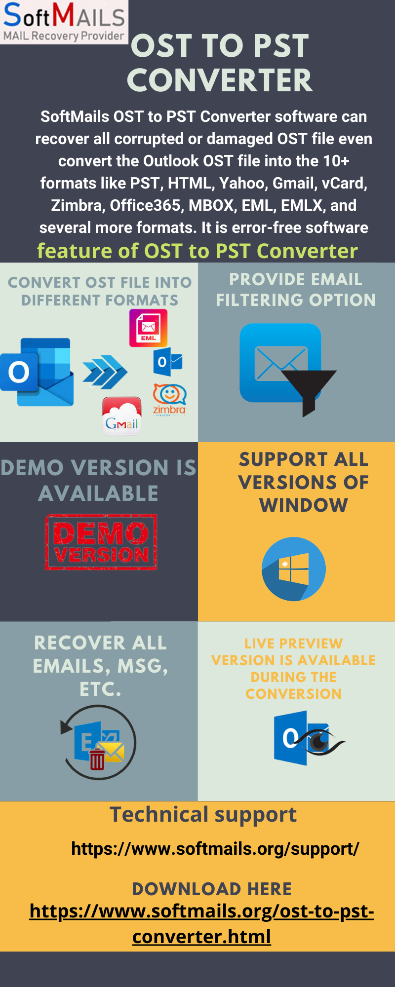 How to Import Outlook OST to PST? content media