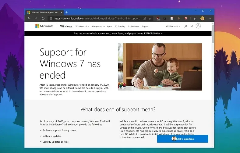 Microsoft Announces Date To Retire New Edge Scanner In Windows 7