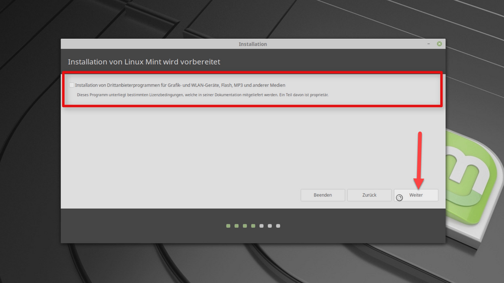 Linux OS auf USB Stick installieren