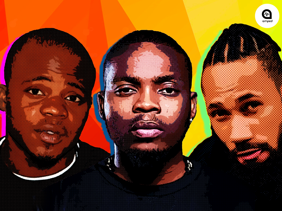 Nigerian Hip-Hop artistes Dagrin, Olamide & Phyno